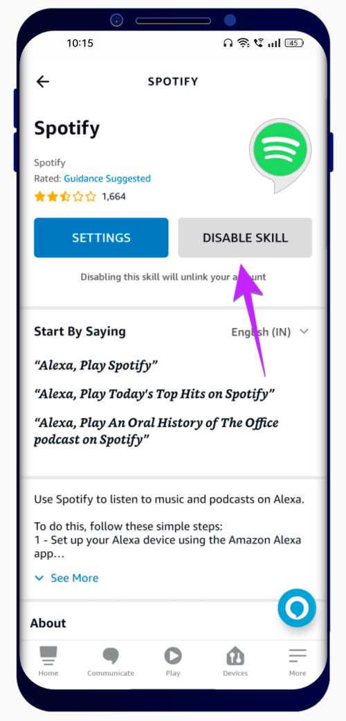 How to Disconnect Spotify from Amazon Alexa App